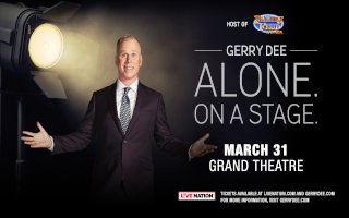 Gerry Dee. Alone. On A Stage.